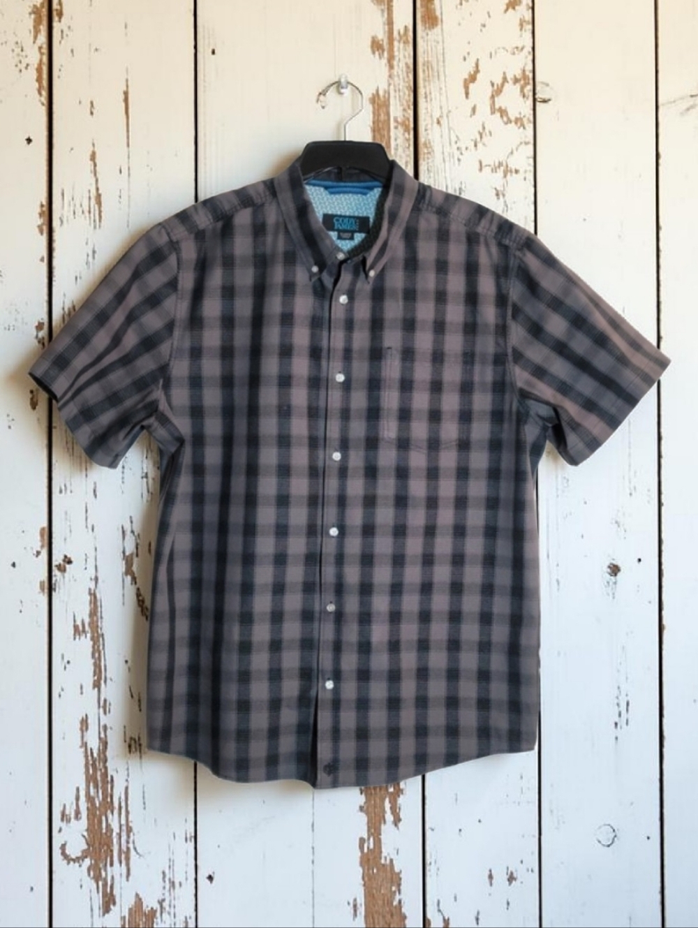 CODY JAMES (CORE) BLACK/GRAY XL Button-Down Shirt Excellent Condition